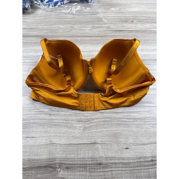 Savage X Fenty Microfiber Logo-Trim T-Shirt Bra, Golden Era, Size 40D, NWT - Picture 5 of 12